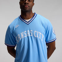 Kansas City Royals Bo Jackson Nike Light Blue Throwback Cooperstown Collection Limited Jersey