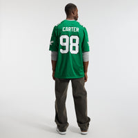 Philadelphia Eagles Jalen Carter Nike Kelly Green Alternate Game Jersey