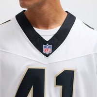 New Orleans Saints Alvin Kamara Nike White Vapor F.U.S.E. Limited Jersey