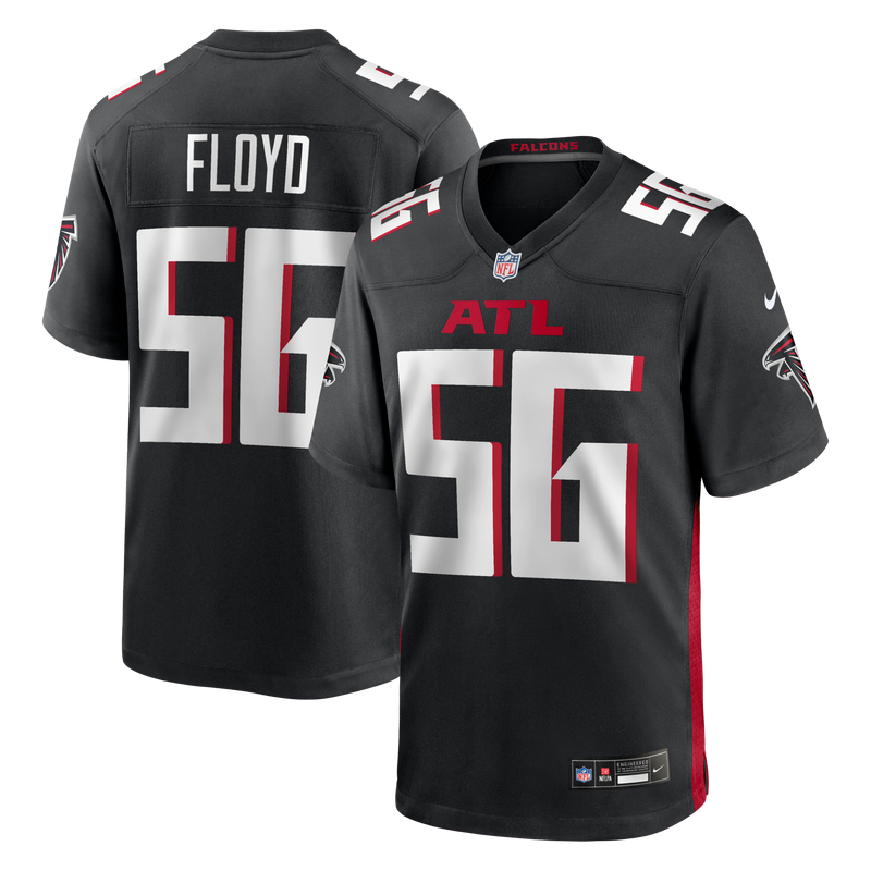 Atlanta Falcons Leonard Floyd Nike Black Team Game Jersey