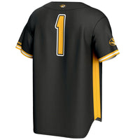#1 Missouri Tigers GameDay Greats Lightweight Baseball Jersey - Black
