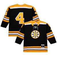 Boston Bruins Bobby Orr Mitchell & Ness Black Big & Tall 1971/72 Blue Line 2.0 Jersey
