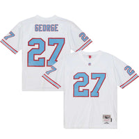 Tennessee Oilers Eddie George Mitchell & Ness White Legacy Replica Jersey