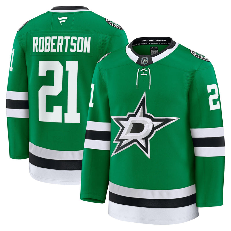 Dallas Stars Jason Robertson Fanatics Kelly Green Home Premium Jersey
