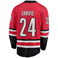 Carolina Hurricanes Seth Jarvis Fanatics Red Alternate Breakaway Player Jersey