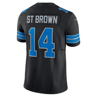 Detroit Lions Amon-Ra St. Brown Nike Black 2nd Alternate Vapor F.U.S.E. Limited Jersey
