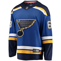 St. Louis Blues Jake Neighbours Fanatics Blue Home Premier Breakaway Player Jersey