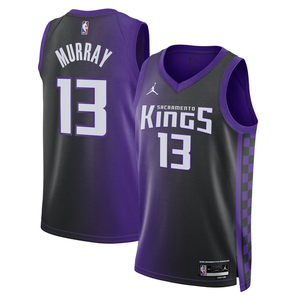 Sacramento Kings Jordan Brand Statement Edition Swingman Jersey - Purple - Keegan Murray