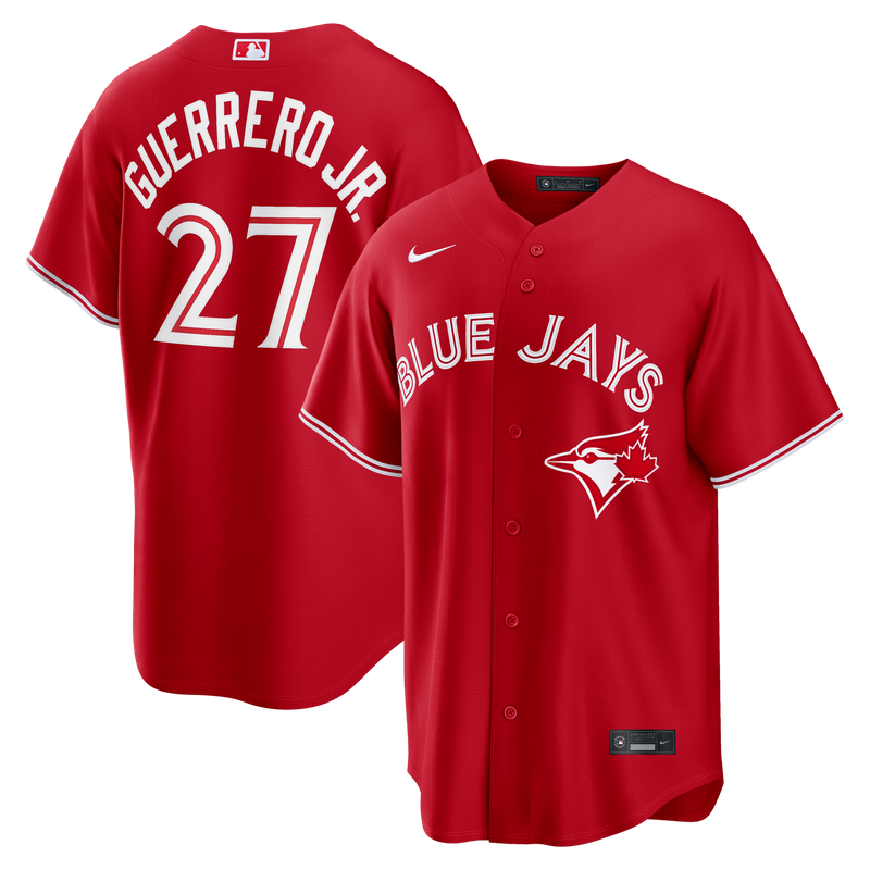 Toronto Blue Jays Vladimir Guerrero Jr. Nike Red Canada Day Replica Jersey