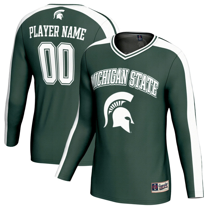 Michigan State Spartans GameDay Greats NIL Pick-A-Player Lightweight Collegiate Volleyball Fashion Jersey - Green