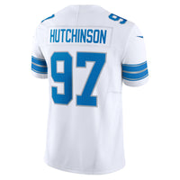 Detroit Lions Aidan Hutchinson Nike White Vapor F.U.S.E. Limited Jersey