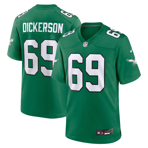 Philadelphia Eagles Landon Dickerson Nike Kelly Green Alternate Game Jersey