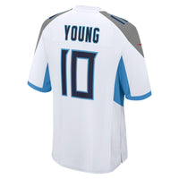 Tennessee Titans Vince Young Nike White Retired Player Game Jersey
