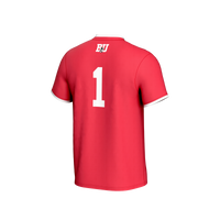 Boston University GameDay Greats Lightweight Collegiate Softball Fashion Jersey - Scarlet