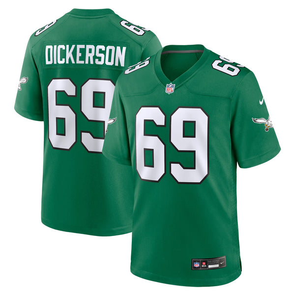 Philadelphia Eagles Landon Dickerson Nike Kelly Green Alternate Game Jersey