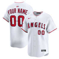 Los Angeles Angels Nike White Home Limited Custom Jersey