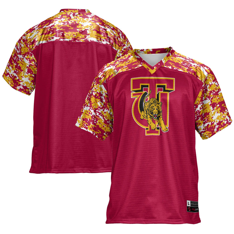 Tuskegee Golden Tigers GameDay Greats Football Jersey - Crimson