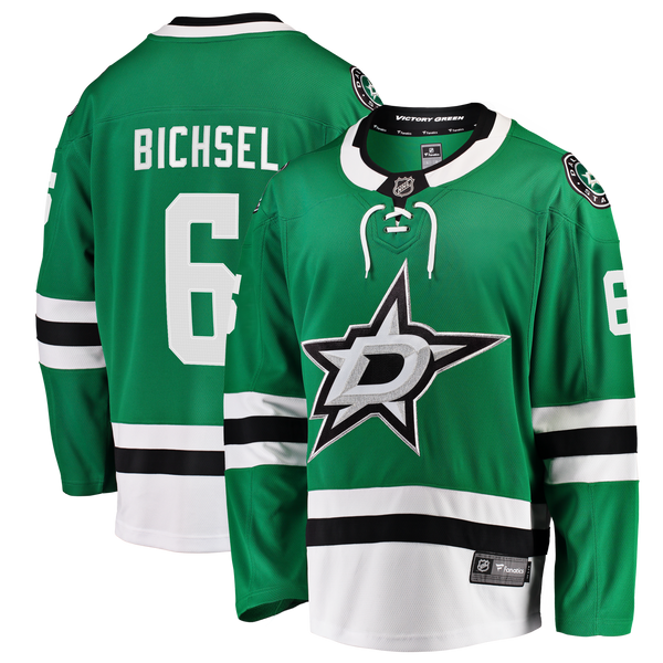 Dallas Stars Lian Bichsel Fanatics Kelly Green Home Breakaway Jersey