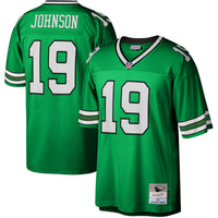 New York Jets Keyshawn Johnson Mitchell & Ness Kelly Green Legacy Replica Jersey