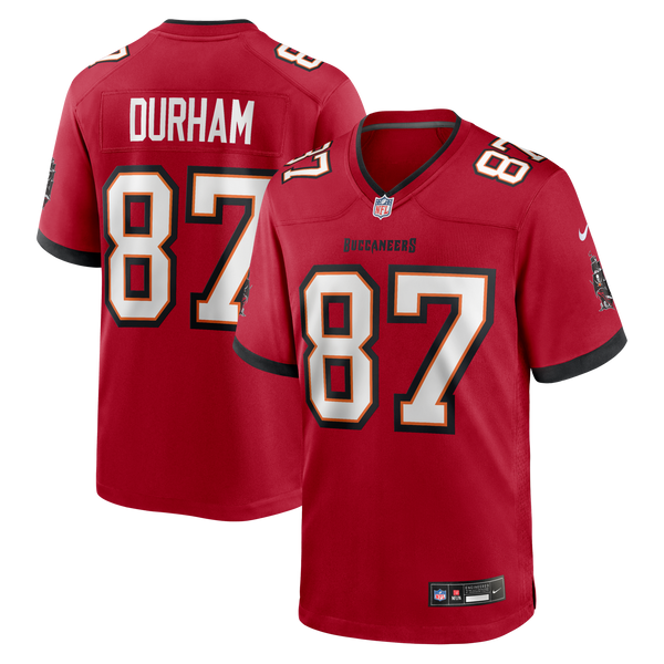 Tampa Bay Buccaneers Payne Durham Nike Red Game Jersey