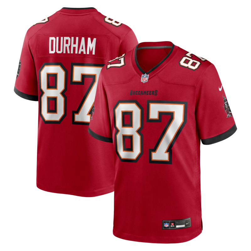 Tampa Bay Buccaneers Payne Durham Nike Red Game Jersey