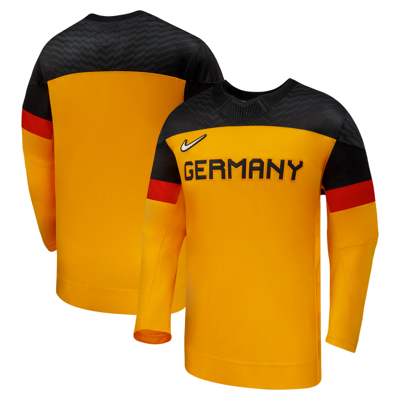 Germany Hockey Nike Gold 2026 Away Replica Jersey
