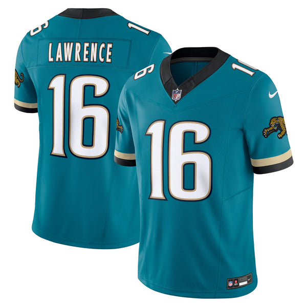 Jacksonville Jaguars Trevor Lawrence Nike Teal Prowler Throwback Vapor F.U.S.E. Limited Jersey