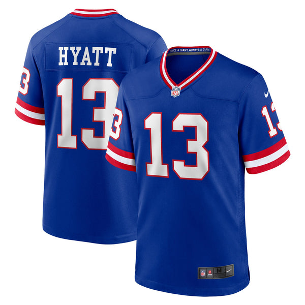 New York Giants Jalin Hyatt Nike Royal Alternate Game Jersey