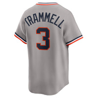 Detroit Tigers Alan Trammell Nike Gray Cooperstown Collection Limited Jersey