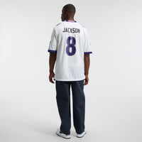 Baltimore Ravens Lamar Jackson Nike White Game Jersey