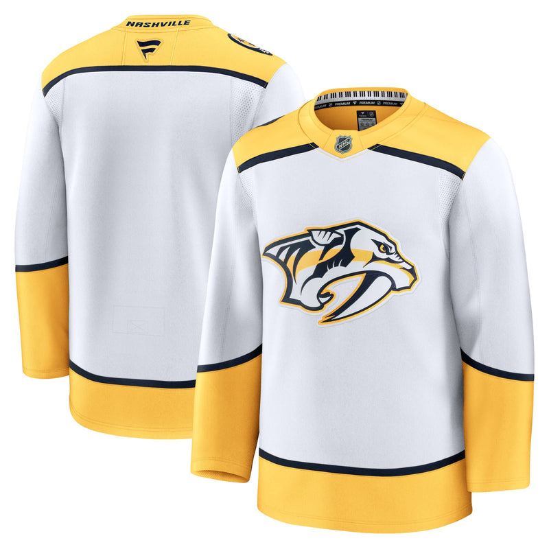 Nashville Predators Fanatics White Away Premium Jersey