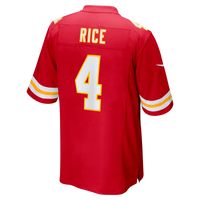 Kansas City Chiefs Rashee Rice Nike Red Game Jersey