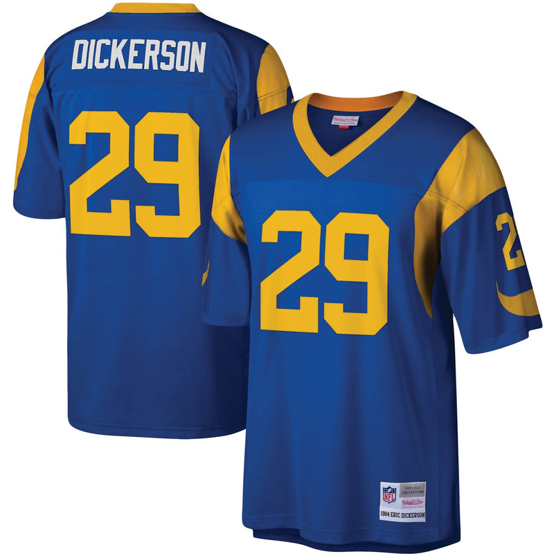 Los Angeles Rams Eric Dickerson Mitchell & Ness Royal Legacy Replica Jersey