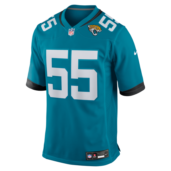 Jacksonville Jaguars Dequan Jackson Nike Teal Game Jersey