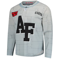 Air Force Falcons APLS Tail Flash Hockey Replica Jersey - Gray