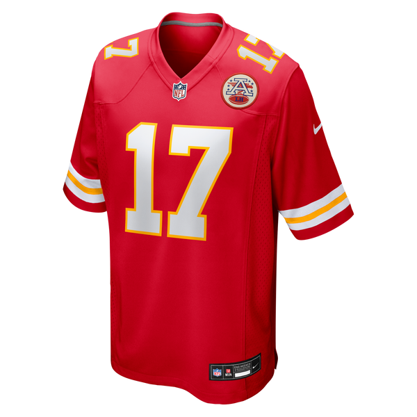 Kansas City Chiefs Richie James Nike Red Game Jersey