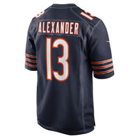 Chicago Bears Maurice Alexander Nike Navy Team Game Jersey