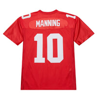 New York Giants 2004 Eli Manning Mitchell & Ness Red Authentic Throwback Retired Player Jersey