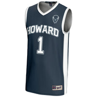 #1 Howard Bison GameDay Greats Lightweight Basketball Jersey - Navy