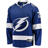 Tampa Bay Lightning Brayden Point Fanatics Blue Breakaway Jersey