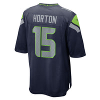 Seattle Seahawks Tory Horton Nike College Navy Team Game Jersey