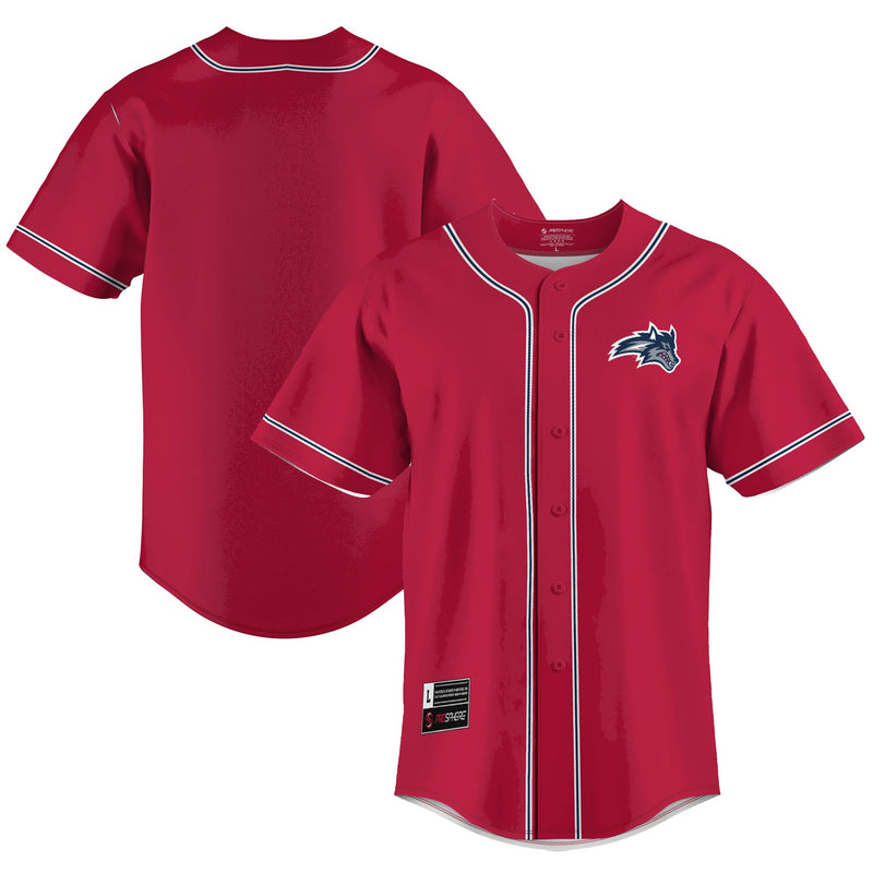 Stony Brook Seawolves GameDay Greats Lightweight Baseball Jersey - Red