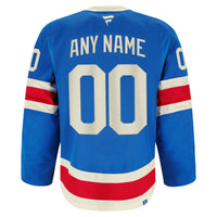 New York Rangers Fanatics Blue Centennial Authentic Pro Custom Jersey