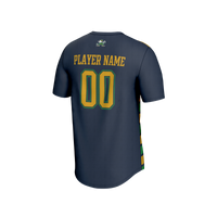 Notre Dame Fighting Irish GameDay Greats Collegiate Soccer NIL Pick-A-Player Fashion Jersey - Navy/Gold