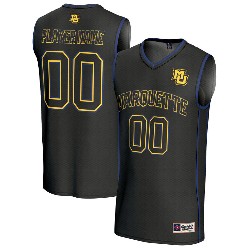 Marquette Golden Eagles GameDay Greats Lightweight Collegiate Basketball NIL Pick-A-Player Fashion Jersey - Black