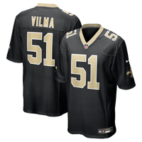 New Orleans Saints Jonathan Vilma Nike Black Game Retired Player Jersey