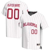 Oklahoma Sooners GameDay Greats NIL Pick-A-Player Lightweight Baseball Jersey - White