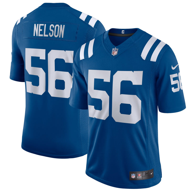 Indianapolis Colts Quenton Nelson Nike Royal Vapor Limited Jersey