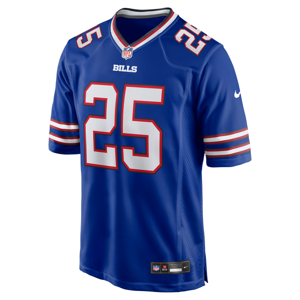 Buffalo Bills Ty Johnson Nike Royal Team Game Jersey