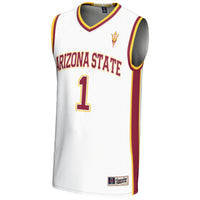 #1 Arizona State Sun Devils GameDay Greats Lightweight Basketball Jersey - White